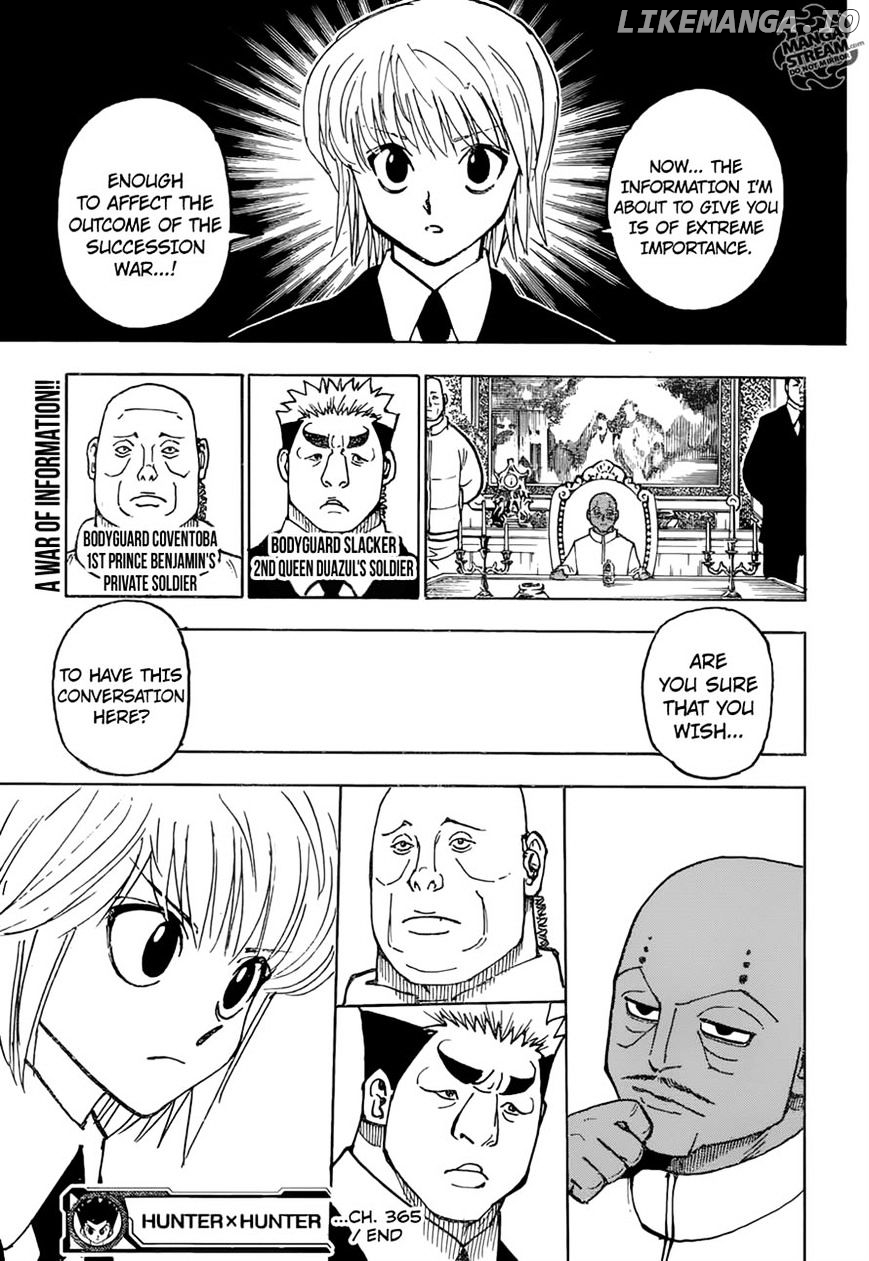 Hunter x Hunter, Chapter 365 image 21